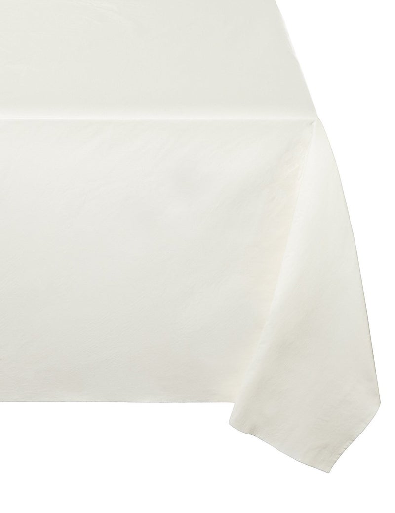 HomeCrate - WIDE-TPAD HomeCrate Wide Premium Cushioned Heavy Duty Vinyl Table Pad, 70" Square, Cream - Image 2